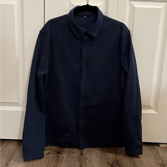 lululemon athletica Other - Lululemon Sojourn Long Sleeve Buttondown Nautical Navy size Large